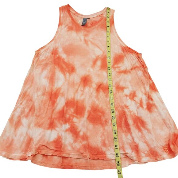 Sweaty Betty Easy Peazy Tank Top Womens Small Orange Tie Dye Athletic Yoga - Picture 9 of 11